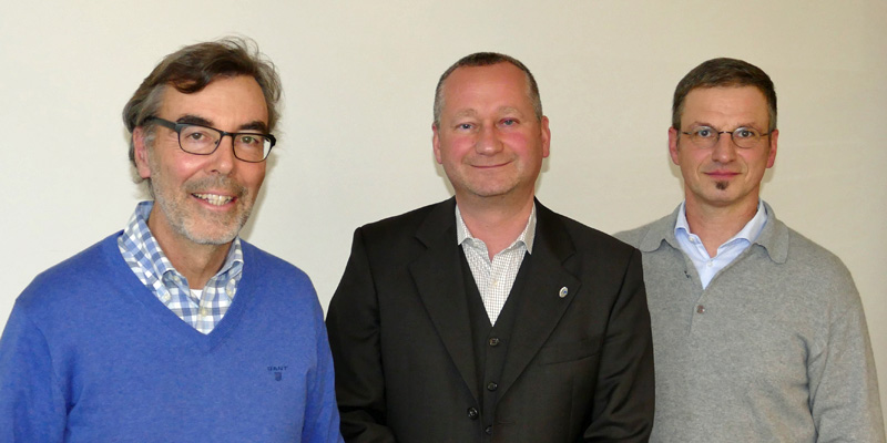 Herbert Gilbert, Torsten Regenstein und Steffen Walther (von links)