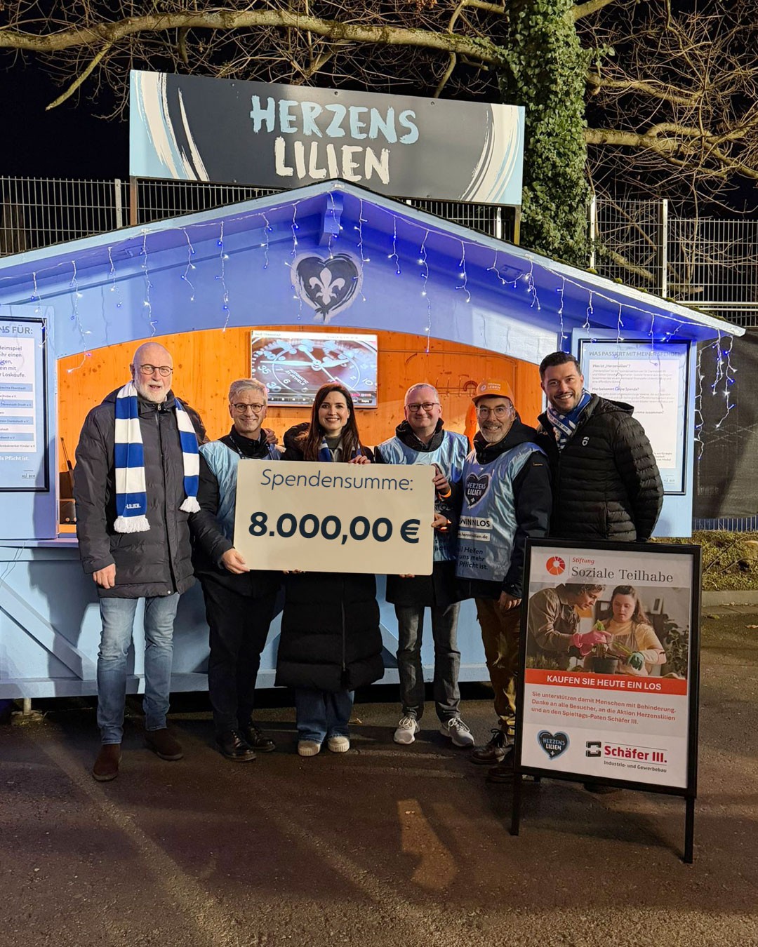 8.000 Euro für soziale Teilhabe: Unsere Stiftung zu Gast bei der Aktion Herzenslilien